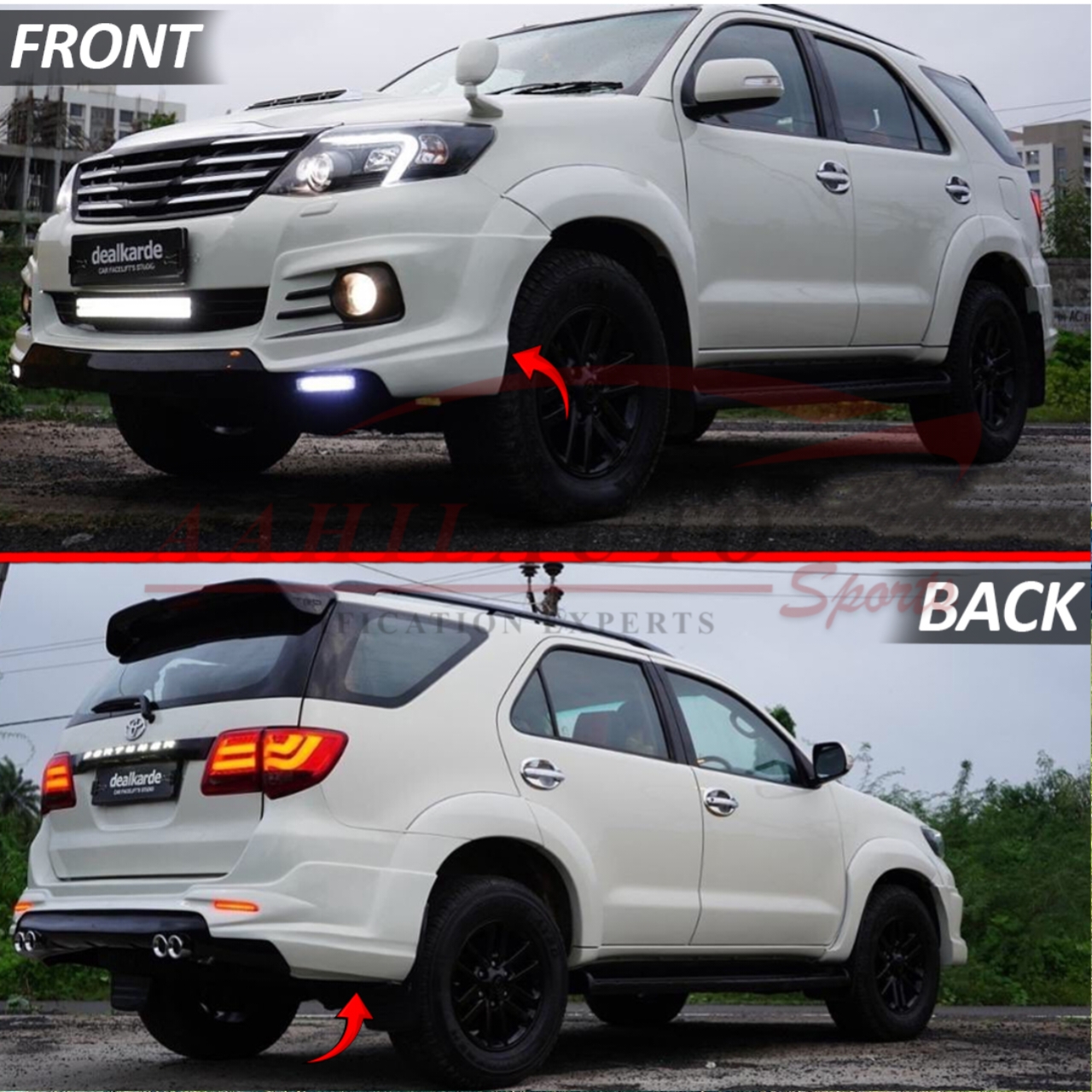 Toyota Fortuner TRD Style Body Kit - FRP- Model 2012 - 2015 - Image 4