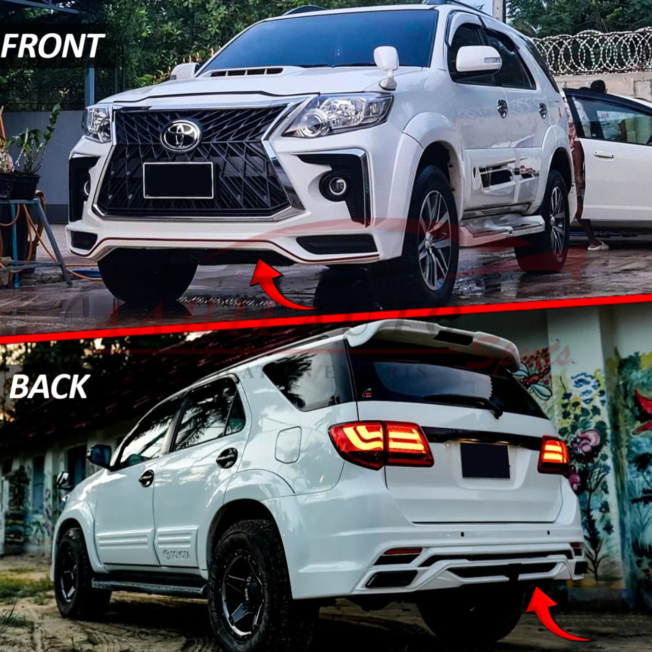 Toyota Fortuner Body Kit Lexus Style Model 2012-2014 - Image 4