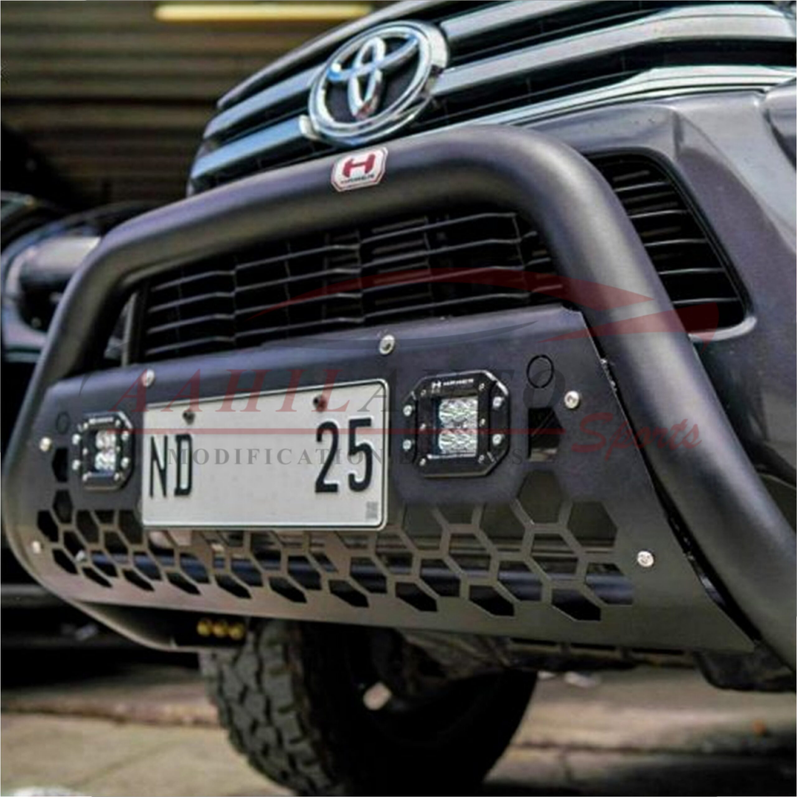Toyota Hilux Revo Hamer Storm Nudge Bar (LED) 2017-2024 - Image 2