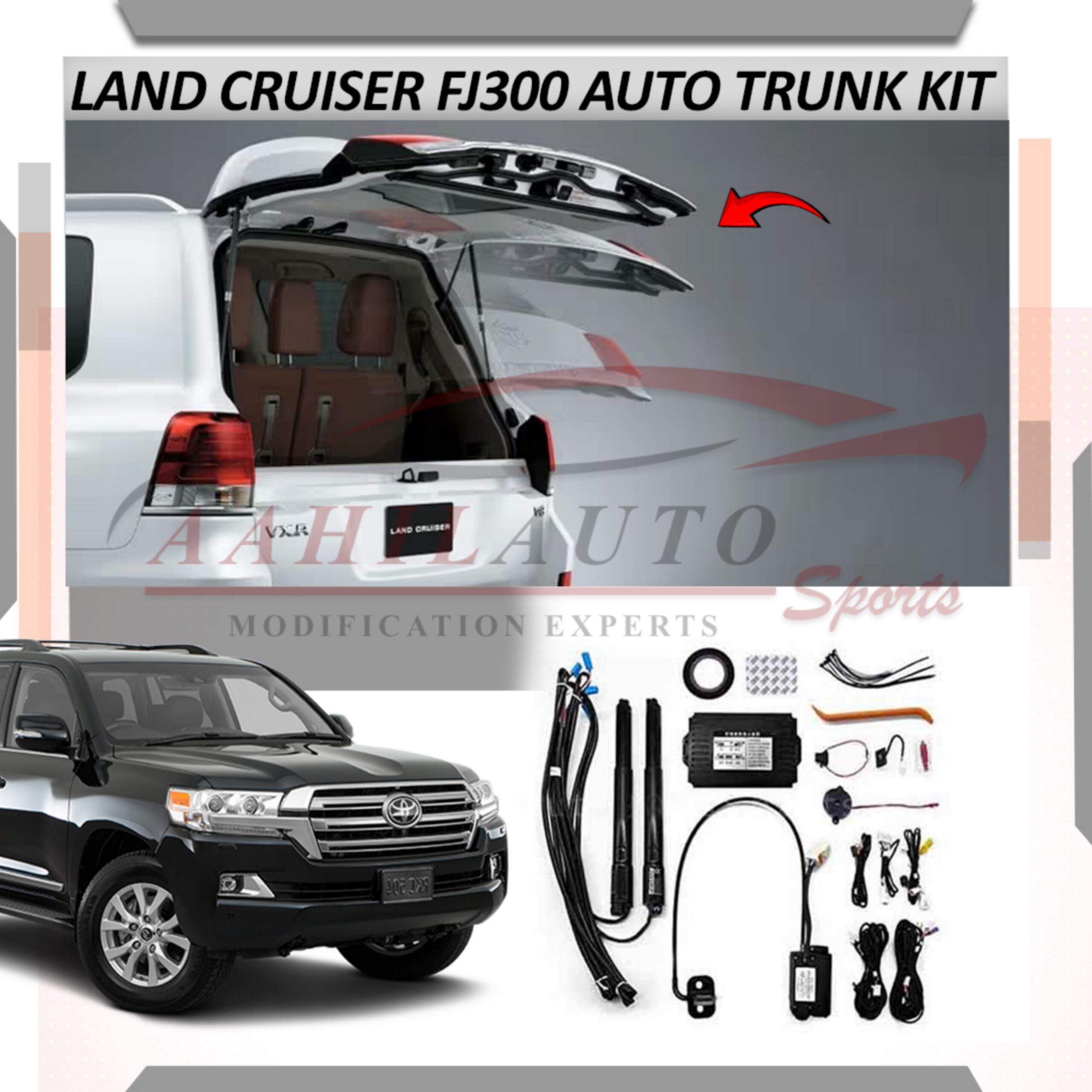 Toyota Land Cruiser FJ300 auto trunk kit 2016-2020