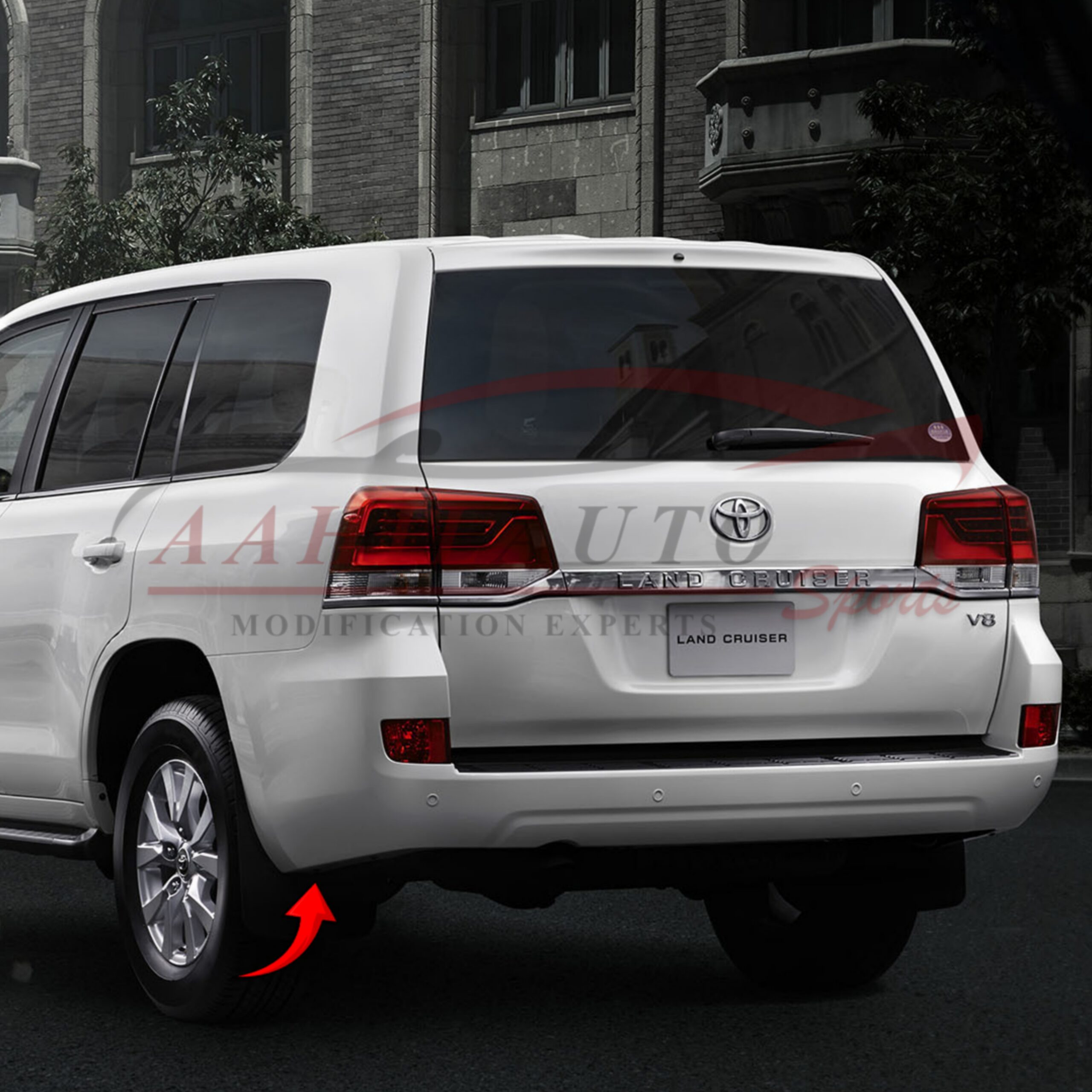 Toyota Land Cruiser FJ200 OEM Rear Bumper 2016-2021 - Image 3