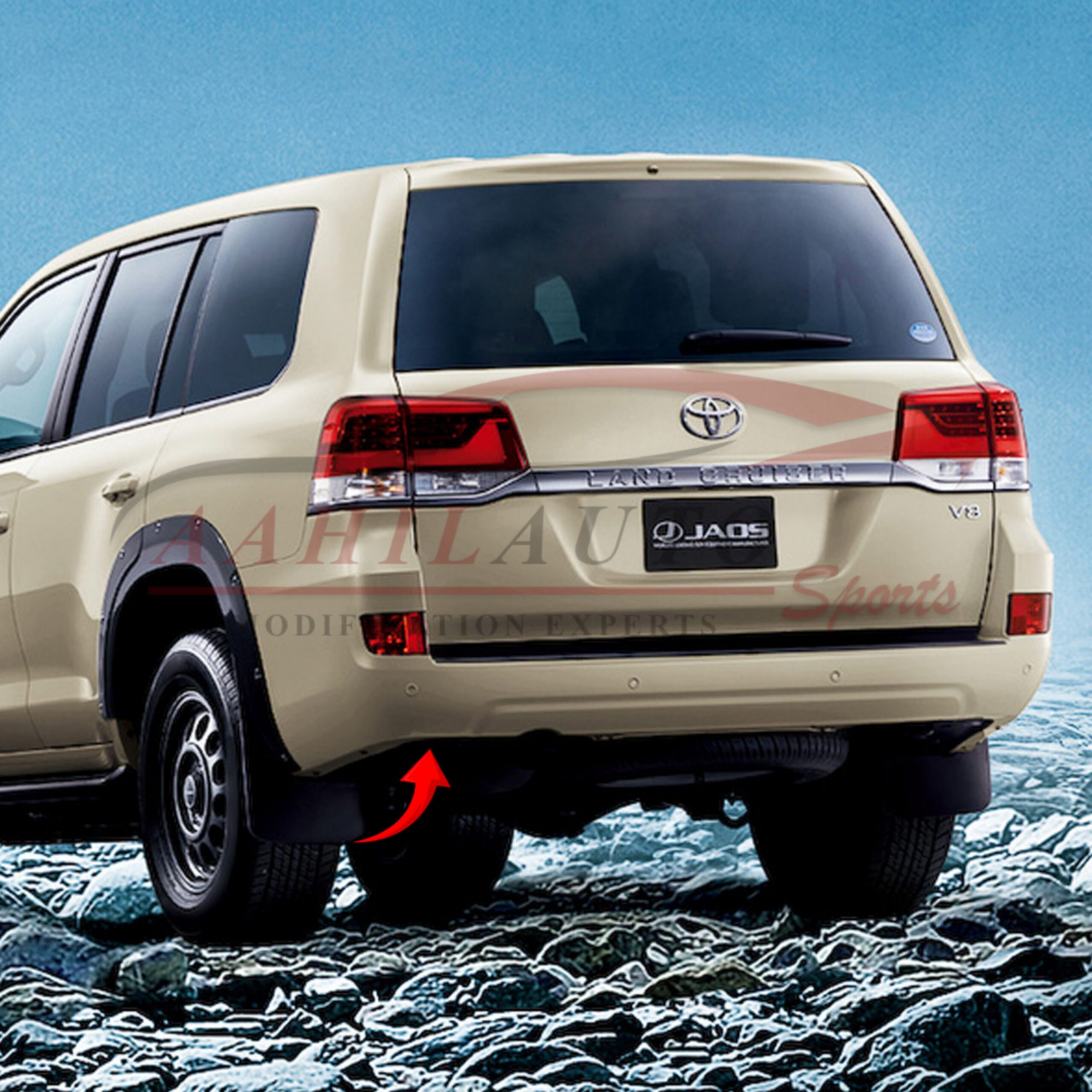 Toyota Land Cruiser FJ200 OEM Rear Bumper 2016-2021 - Image 5