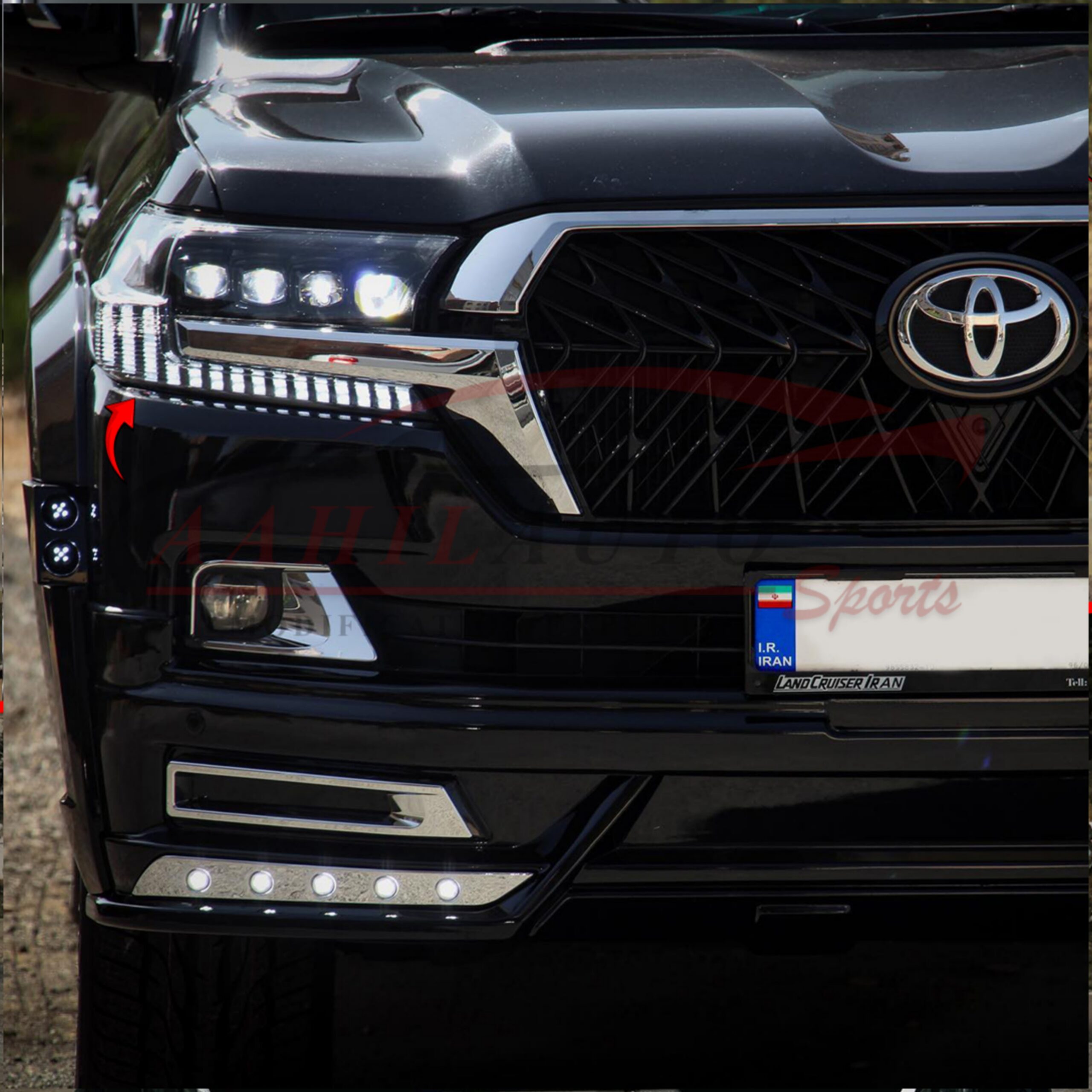 Toyota Land Cruiser FJ200 Bugatti Headlamps Headlights 2016-2020 - Image 3