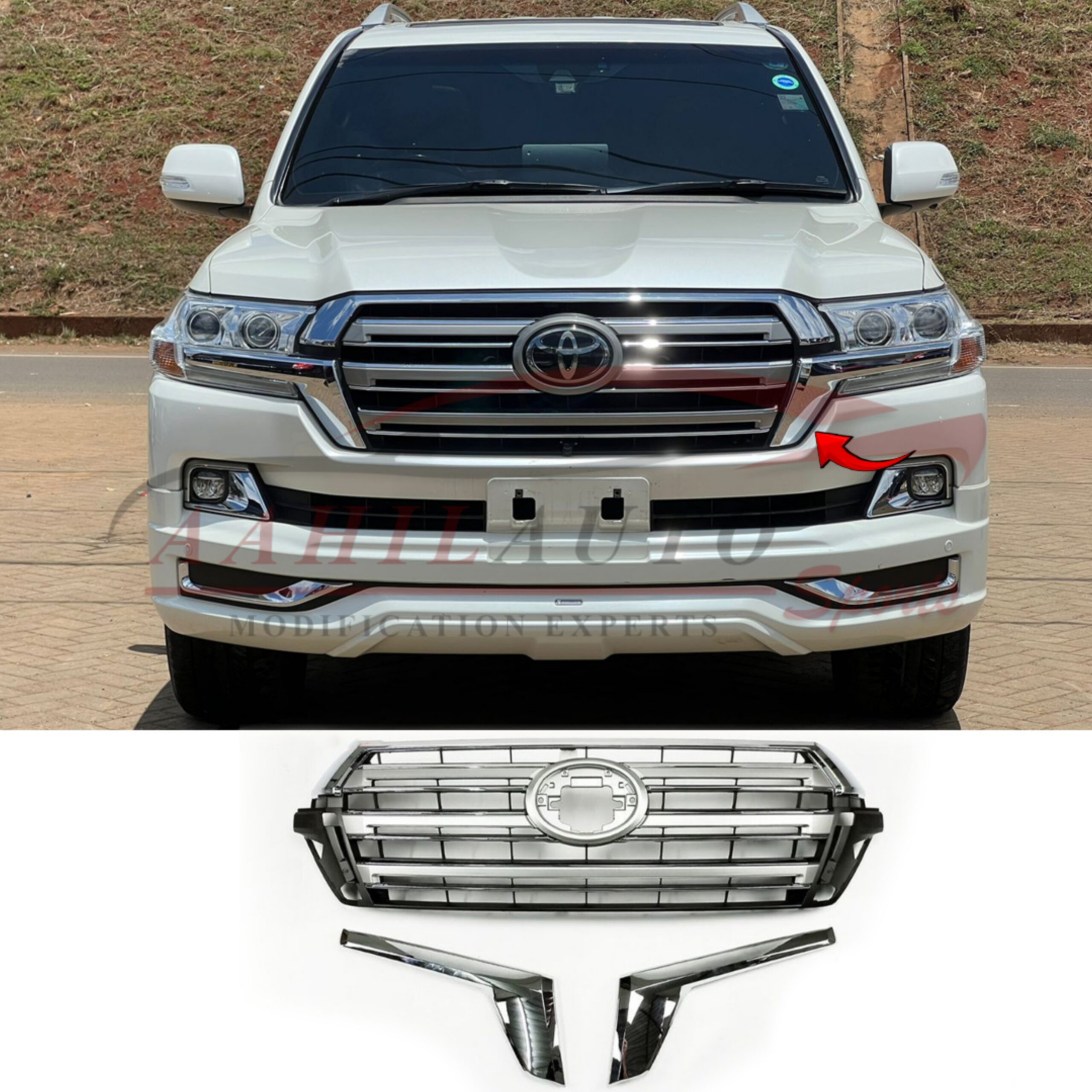 Toyota Land Cruiser FJ300 Front Grill Oem Model 2015-2022 - Image 5