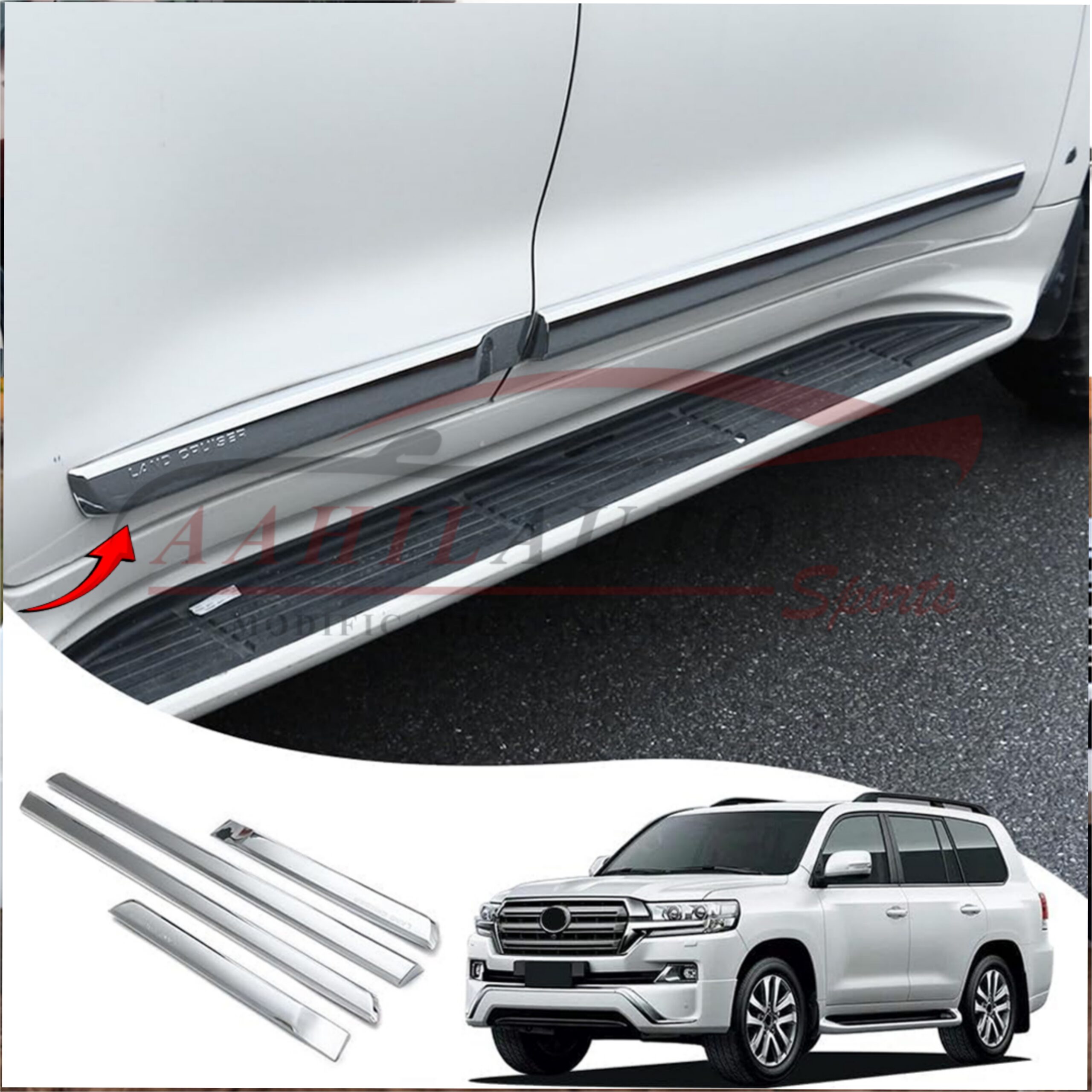 Toyota Land Cruiser FJ300/LC300 Door Moulding For LC200 2016-2023 - Image 4