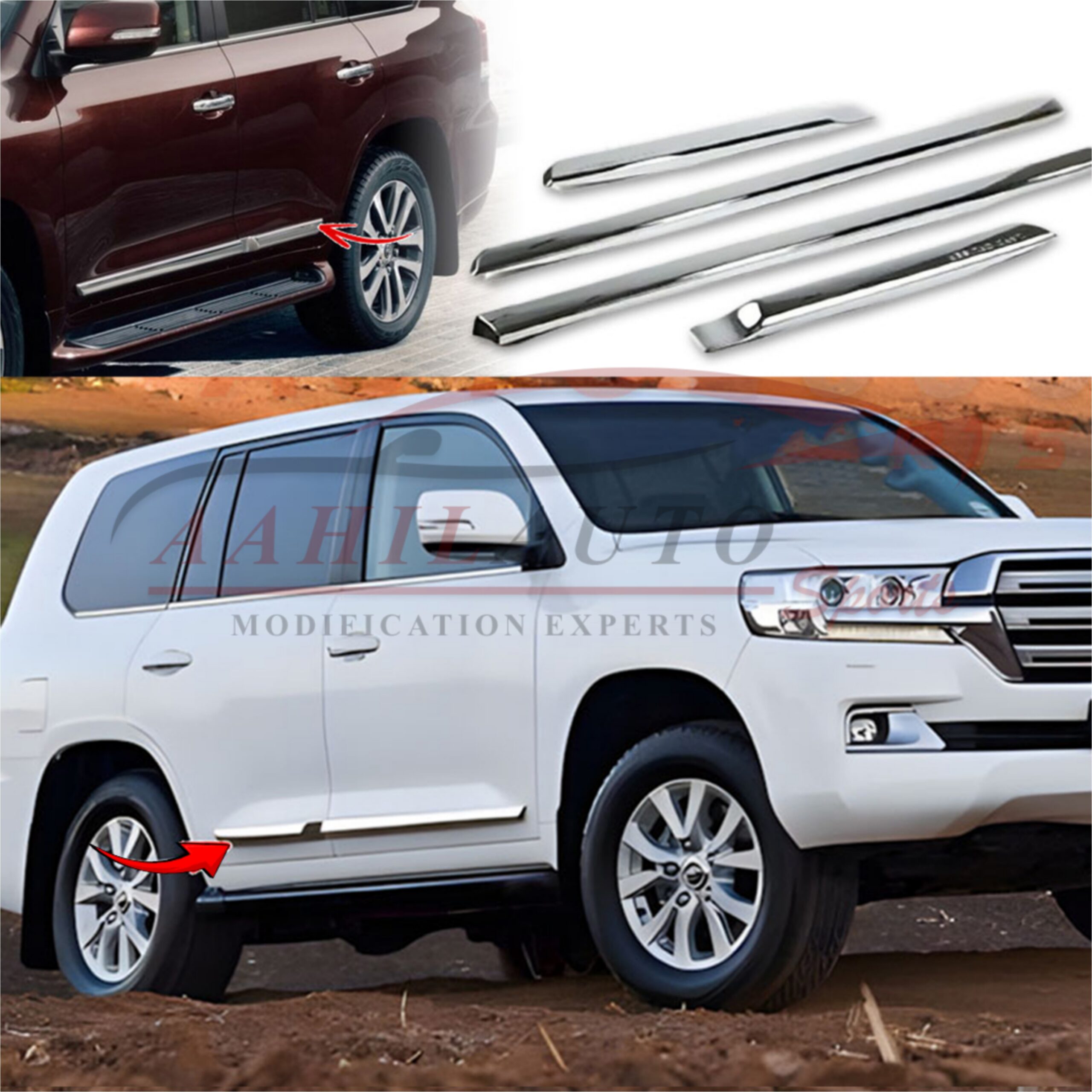 Toyota Land Cruiser FJ300/LC300 Door Moulding For LC200 2016-2023 - Image 5