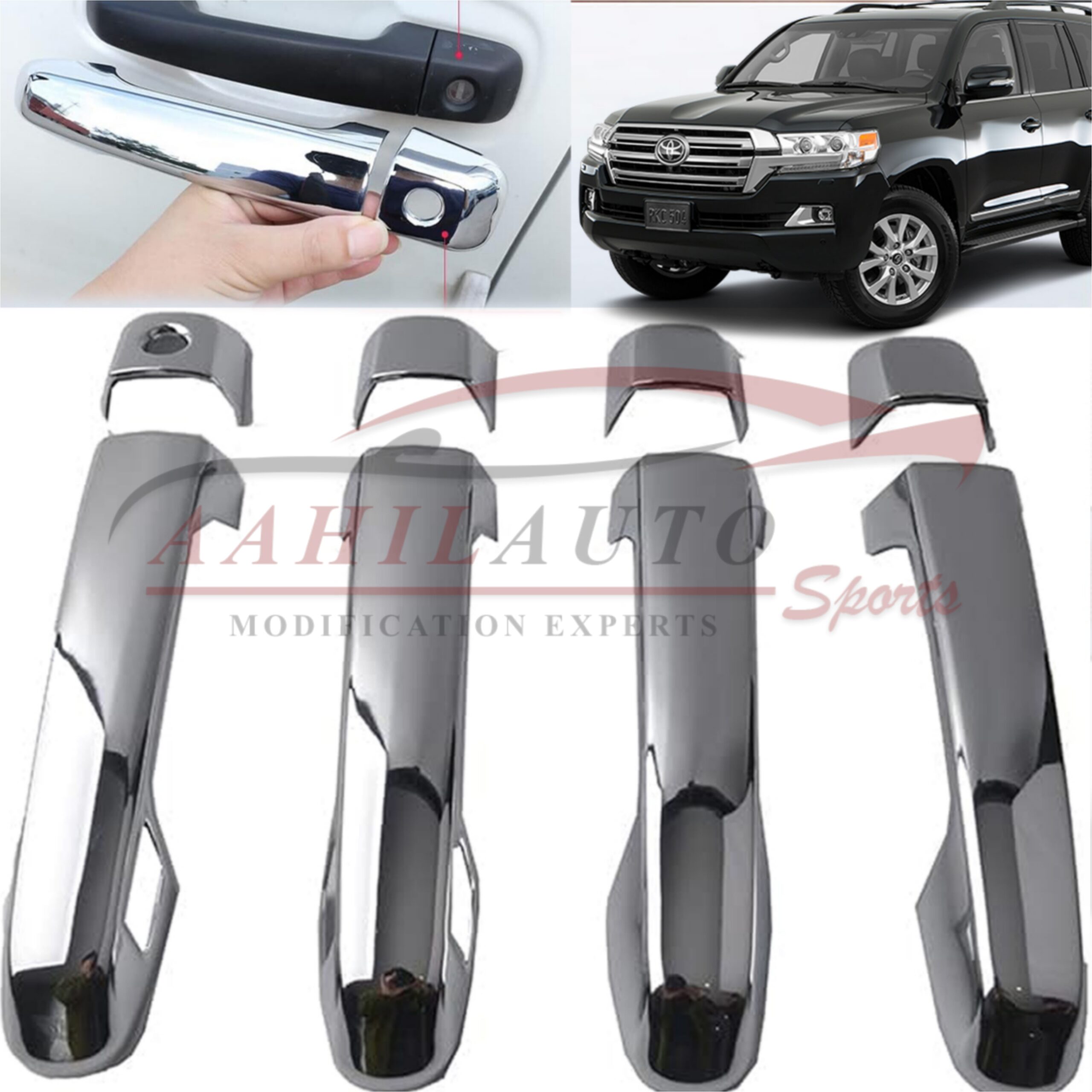 Toyota Land Cruiser FJ300 Prado FJ150 Door Handle Covers - Image 5
