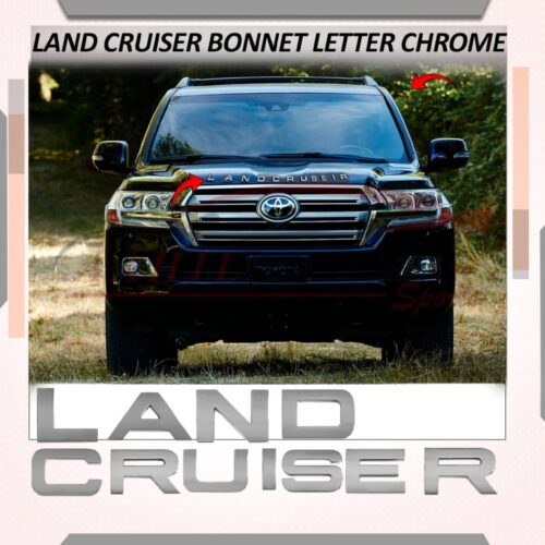 Land Cruiser Metal Alphabet Bonnet Logo – Chrome