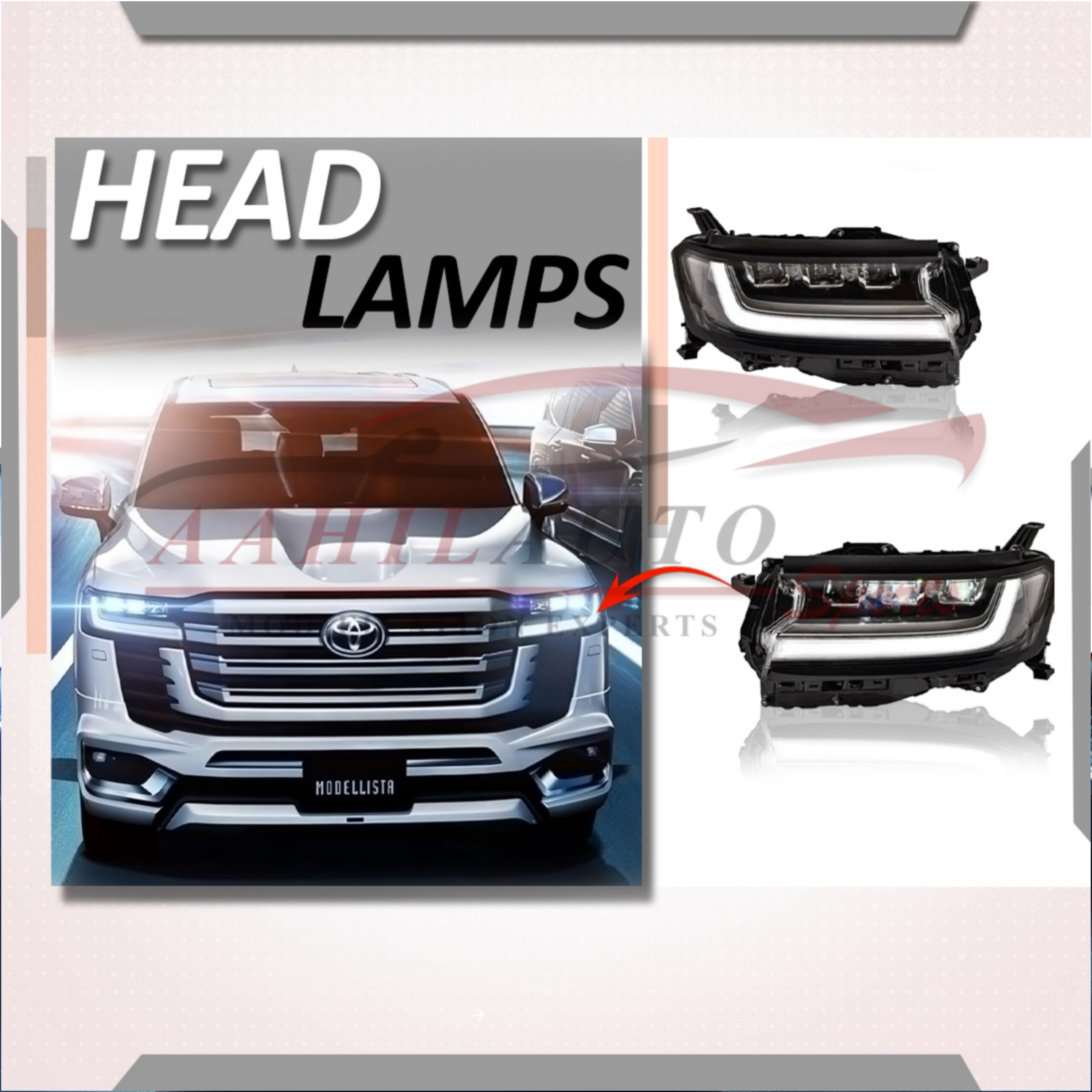 Toyota Land Cruiser LC300 OEM Head Lamps - Image 2