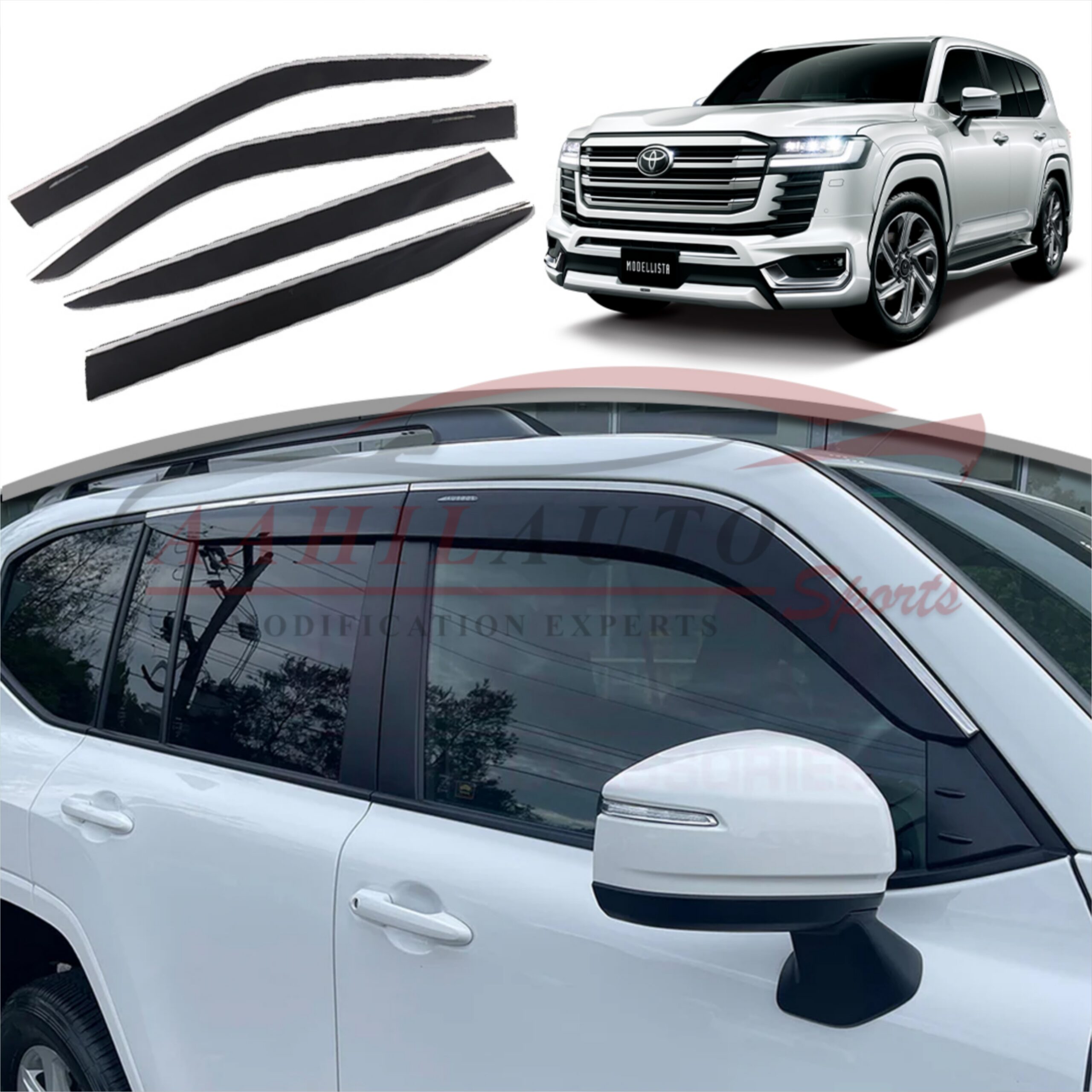 Toyota Land Cruiser LC300 Air Press Window Visors 2022-2025 - Image 3