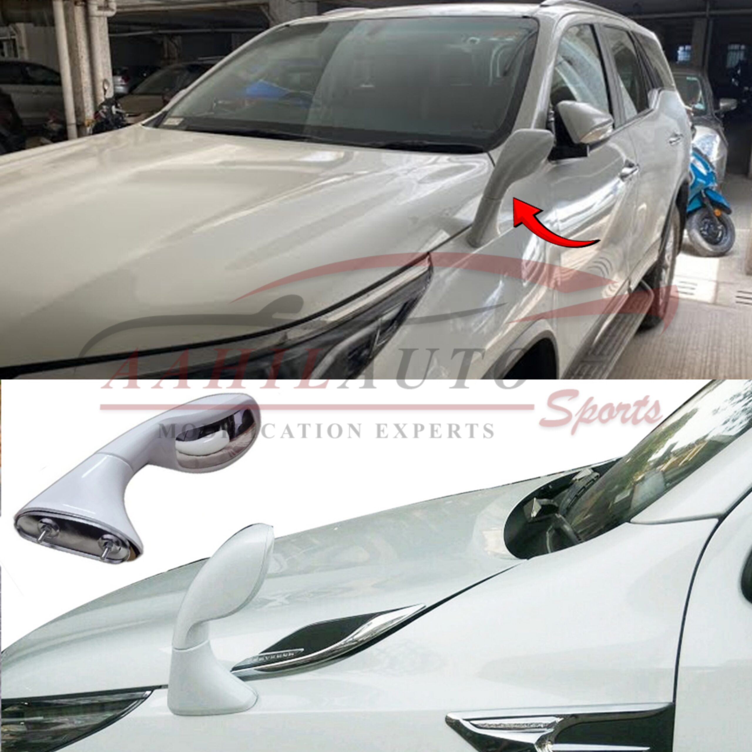Toyota Fortuner Fender Mirror Taiwan Made 2017-2020 - Image 3
