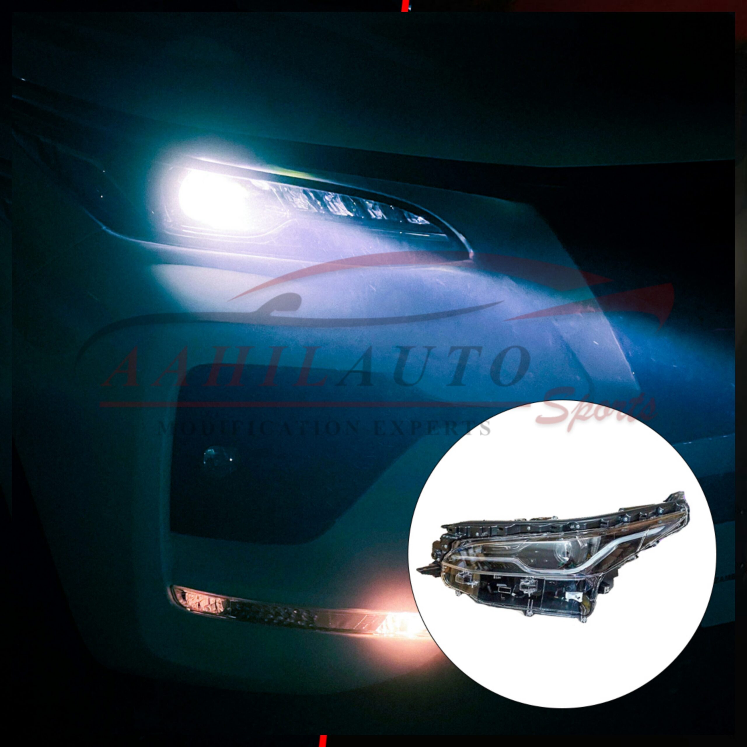 Toyota Fortuner Sigma Headlamps Headlights 2021-2023 - Image 4