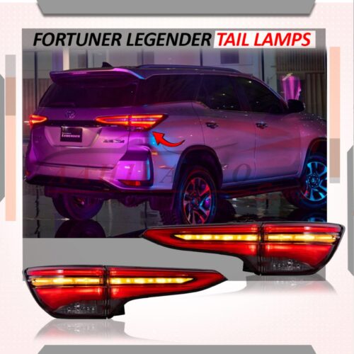 Toyota Fortuner Legender Sequential Back Lamps Red (RHS & LHS) – Model 2016-2024