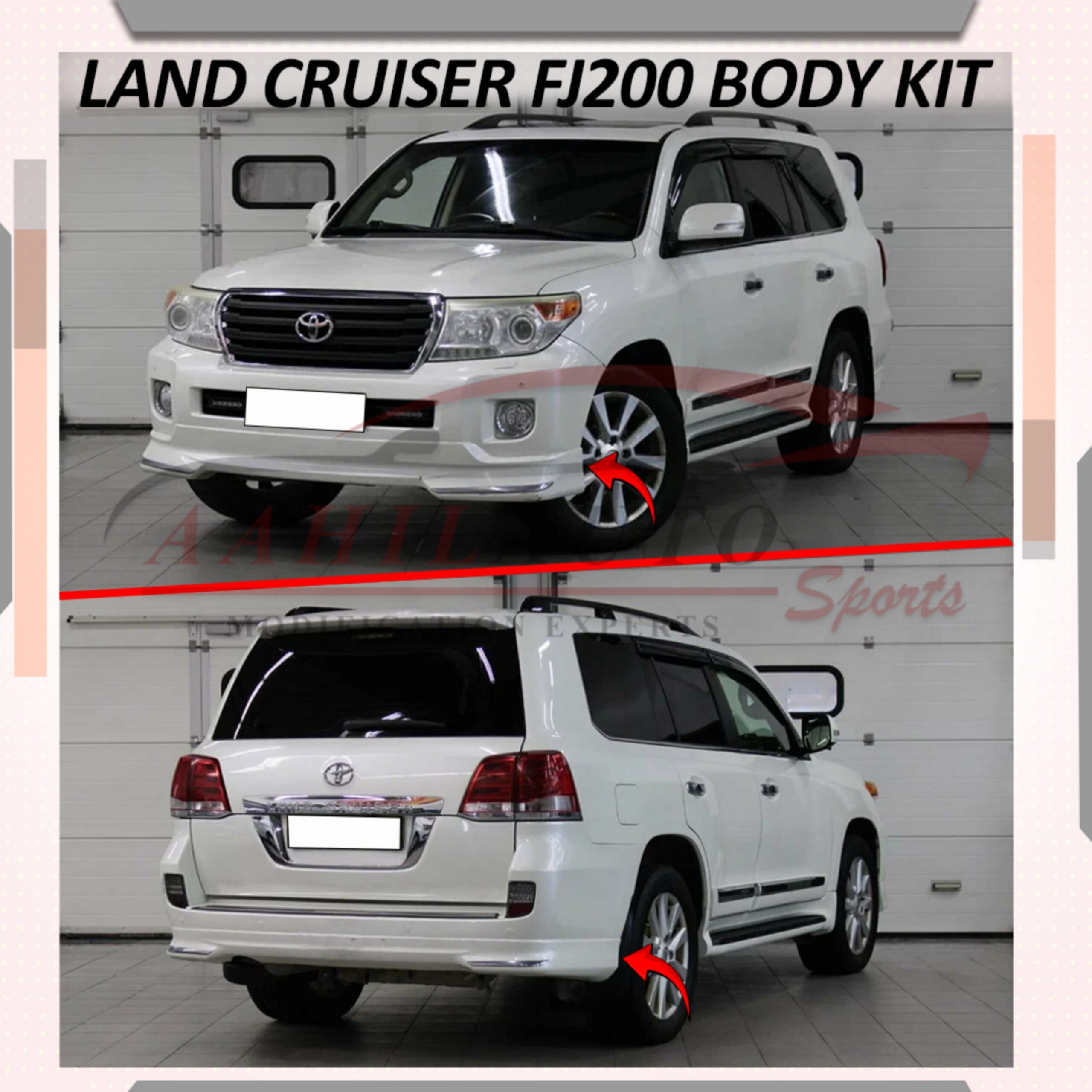 Toyota Land Cruiser FJ200 Body Kit Wald Style 2016-2020