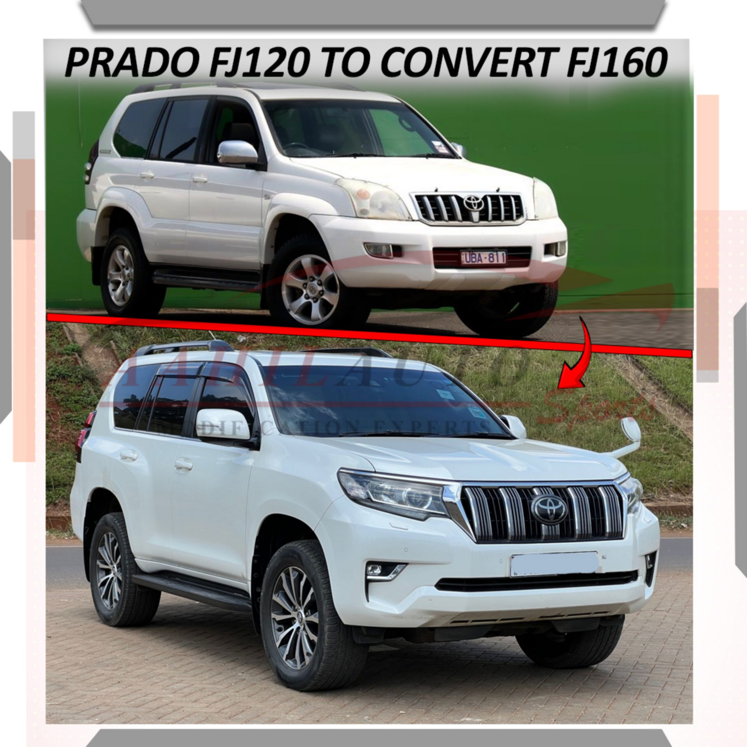 Toyota Prado FJ120 Conversion To Prado FJ160 - Image 2