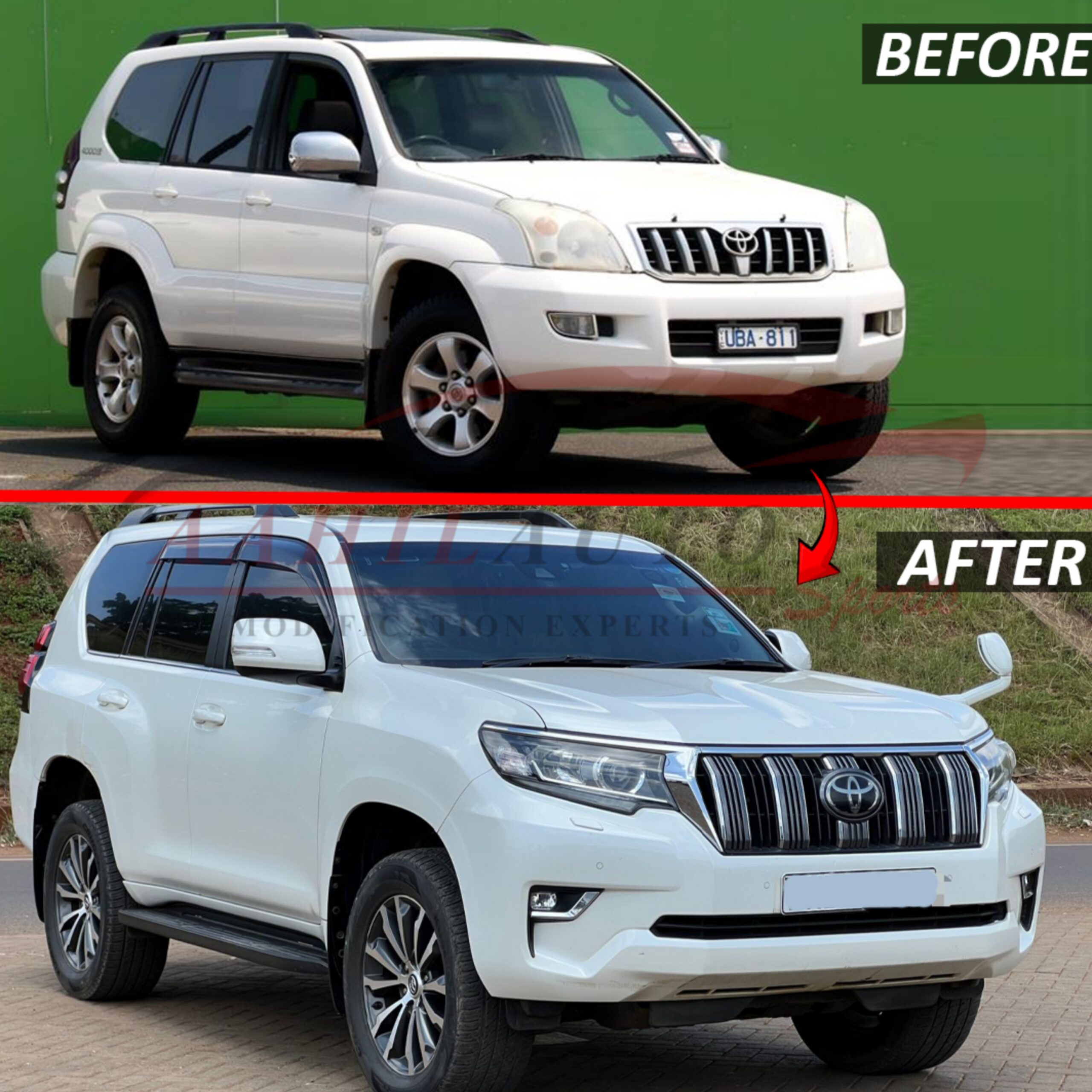 Toyota Prado FJ120 Conversion To Prado FJ160 - Image 3