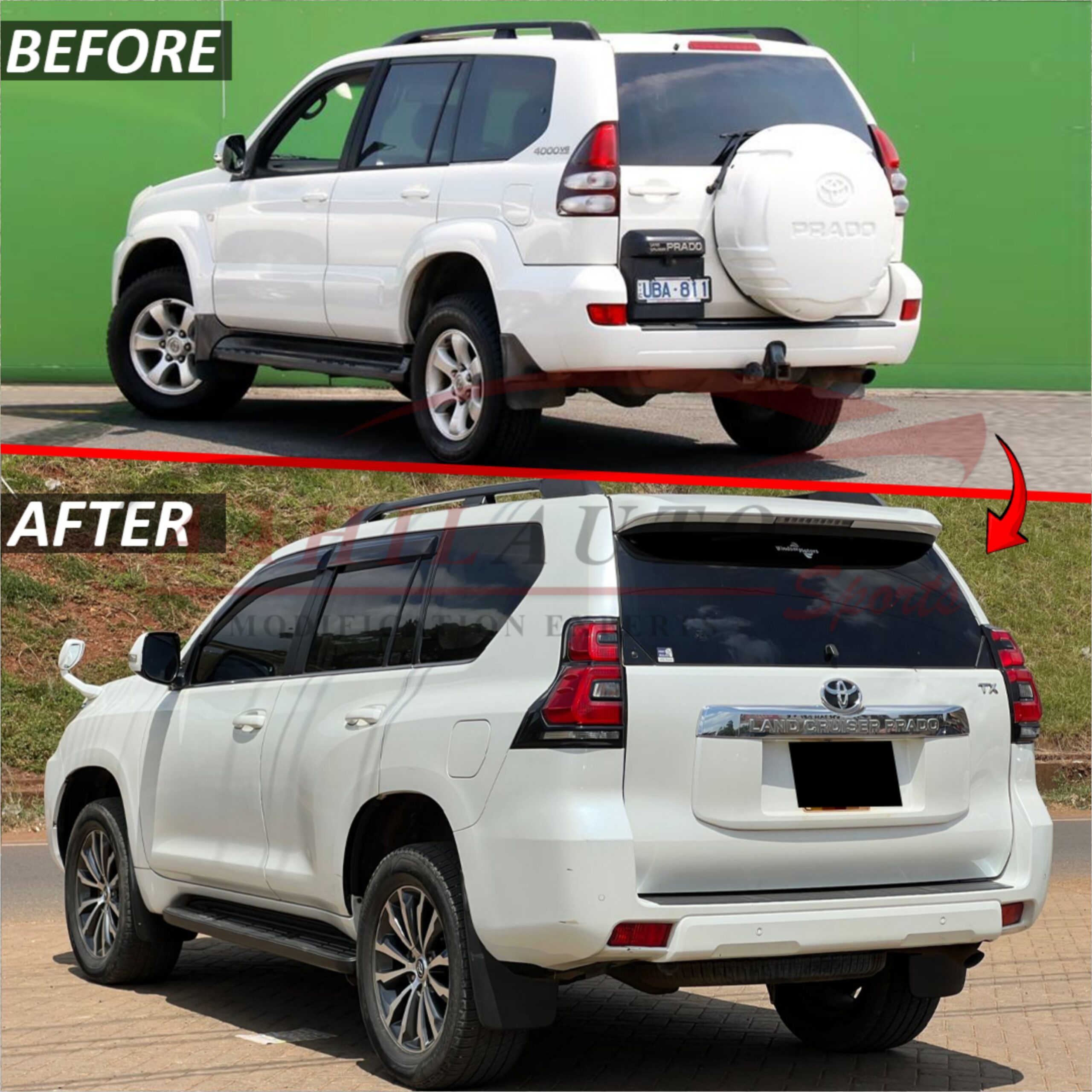 Toyota Prado FJ120 Conversion To Prado FJ160 - Image 4