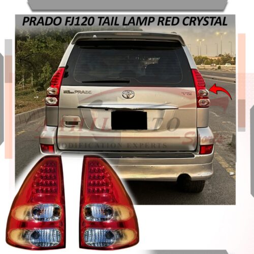Toyota Prado FJ120 Back Light Red & Crystal Version 2 Model 2002-2008