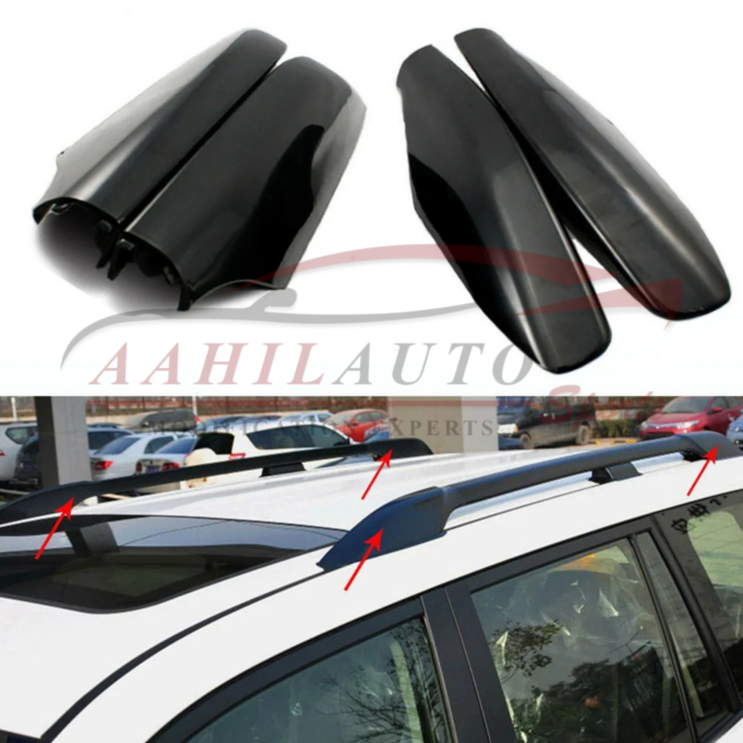 Toyota Prado Fj120 Roof Bar Covers 2002-2008 - Image 3