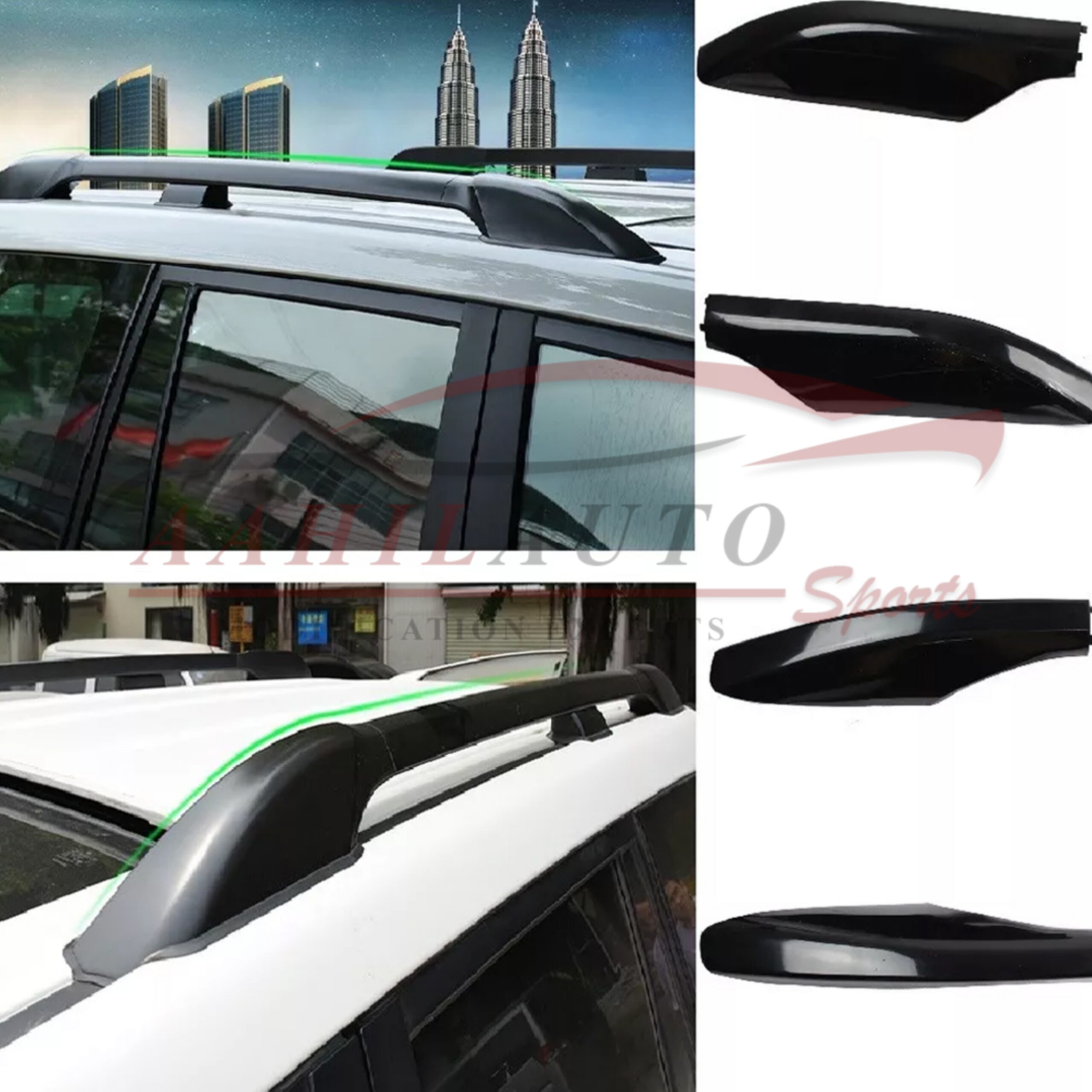 Toyota Prado Fj120 Roof Bar Covers 2002-2008 - Image 2