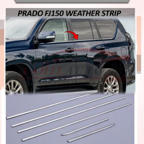 Buy Toyota Prado FJ150 Weather Strips Chrome 2009-2023