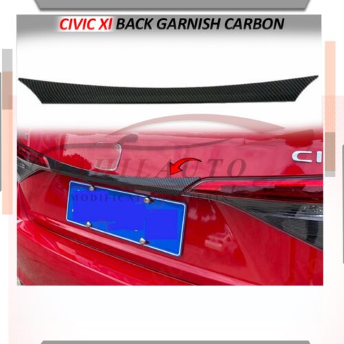 Honda Civic Carbon Fiber Trunk Garnish 2022