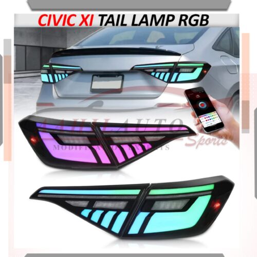 Honda Civic RGB Tail Lights Tail Lamps 2022-2023