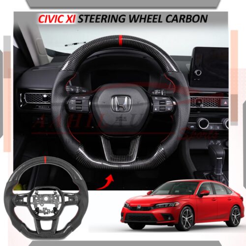 Honda Civic Carbon Fiber Steering Wheel 2022-2023