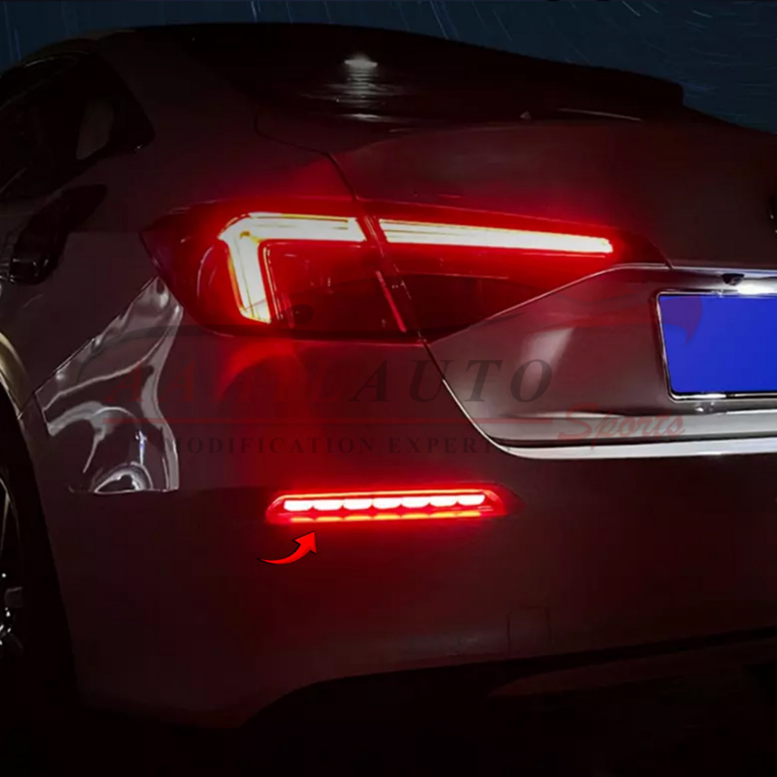 Honda Civic Rear Bumper Reflector 2022-2025 - Image 4