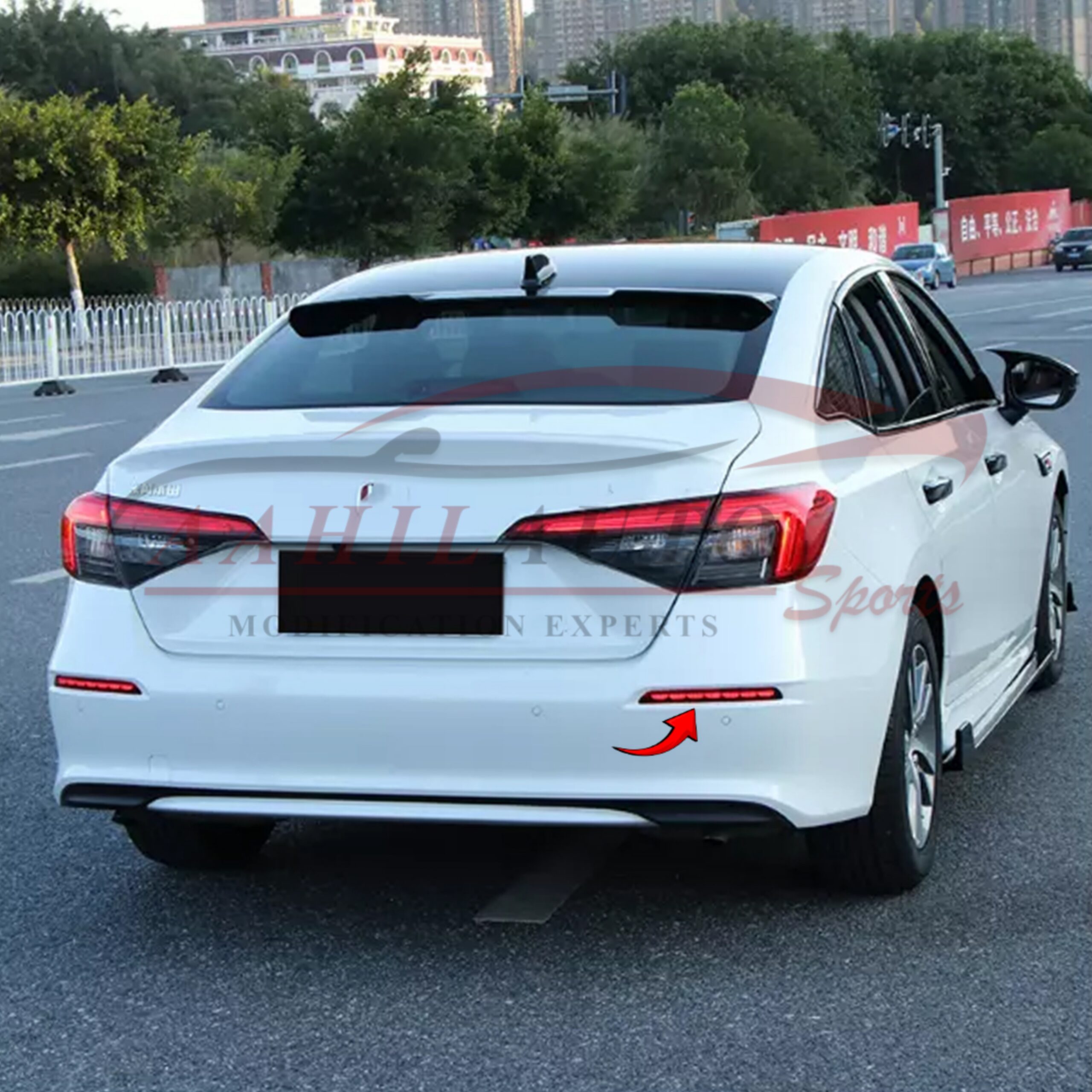 Honda Civic Rear Bumper Reflector 2022-2025 - Image 6