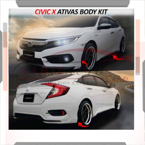 Honda Civic X Ativus Body Kit / Bodykit – 4 Pieces  For 2016 – 2021