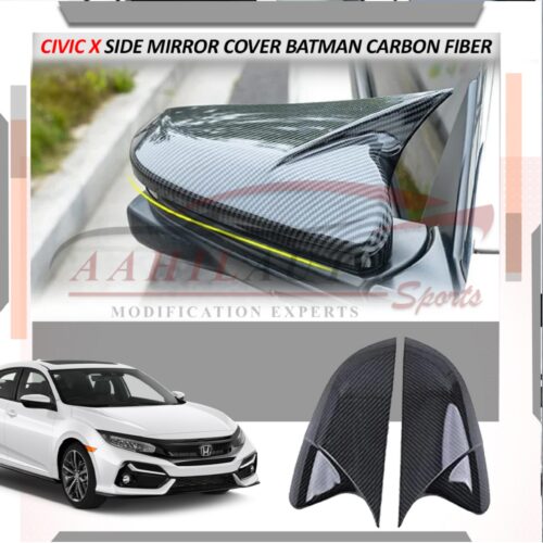 Honda Civic X Carbon Fiber M3 Style Side Mirror Covers – Batman