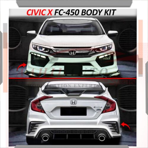 Honda Civic X Body Kit FC 450 Version V2 Model 2016-2021