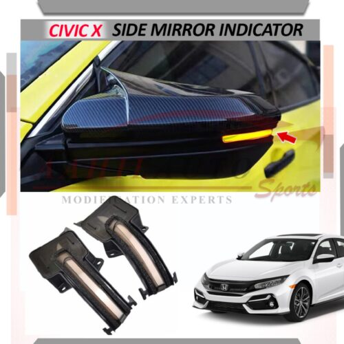 Civic X LED Side Mirror DRL Covers V2 2016 – 2021
