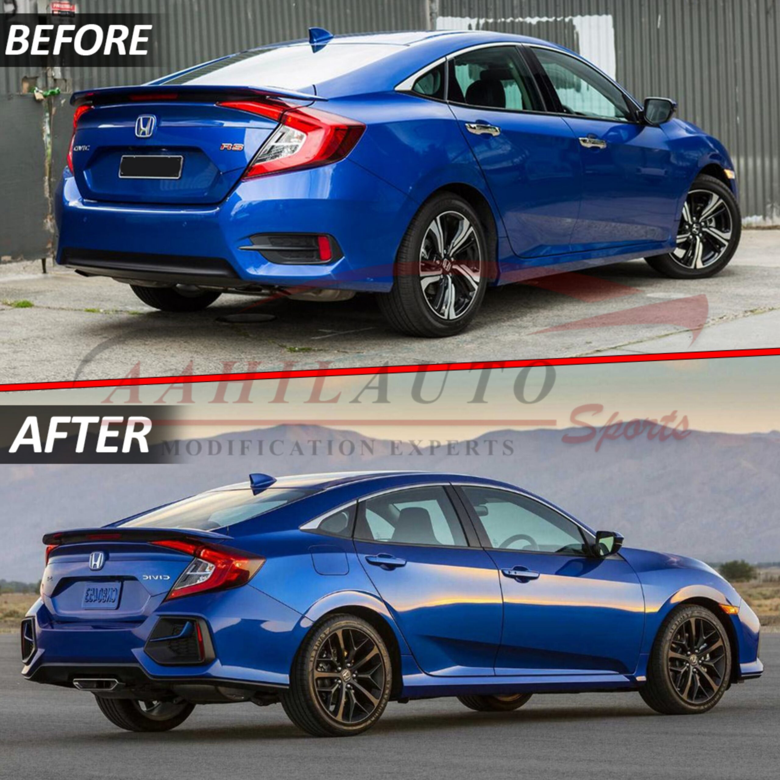 Honda Civic X SI Body Kit V2 Conversion 2020 | SI Bodykit V2 - Image 3