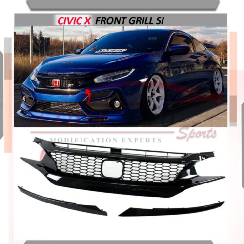 Honda Civic X Front Grill Turbo Style Model 2016-2021