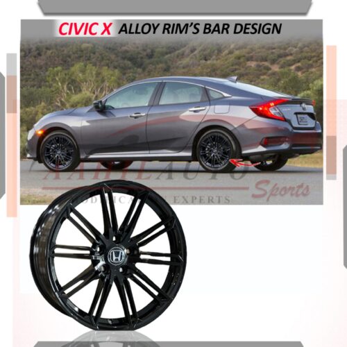 Honda Civic Bar Design Alloy Rims Alloy Wheels