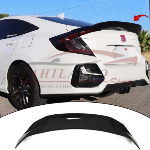 Honda Civic X Gloss Black DuckTail Spoiler 2016 – 2021