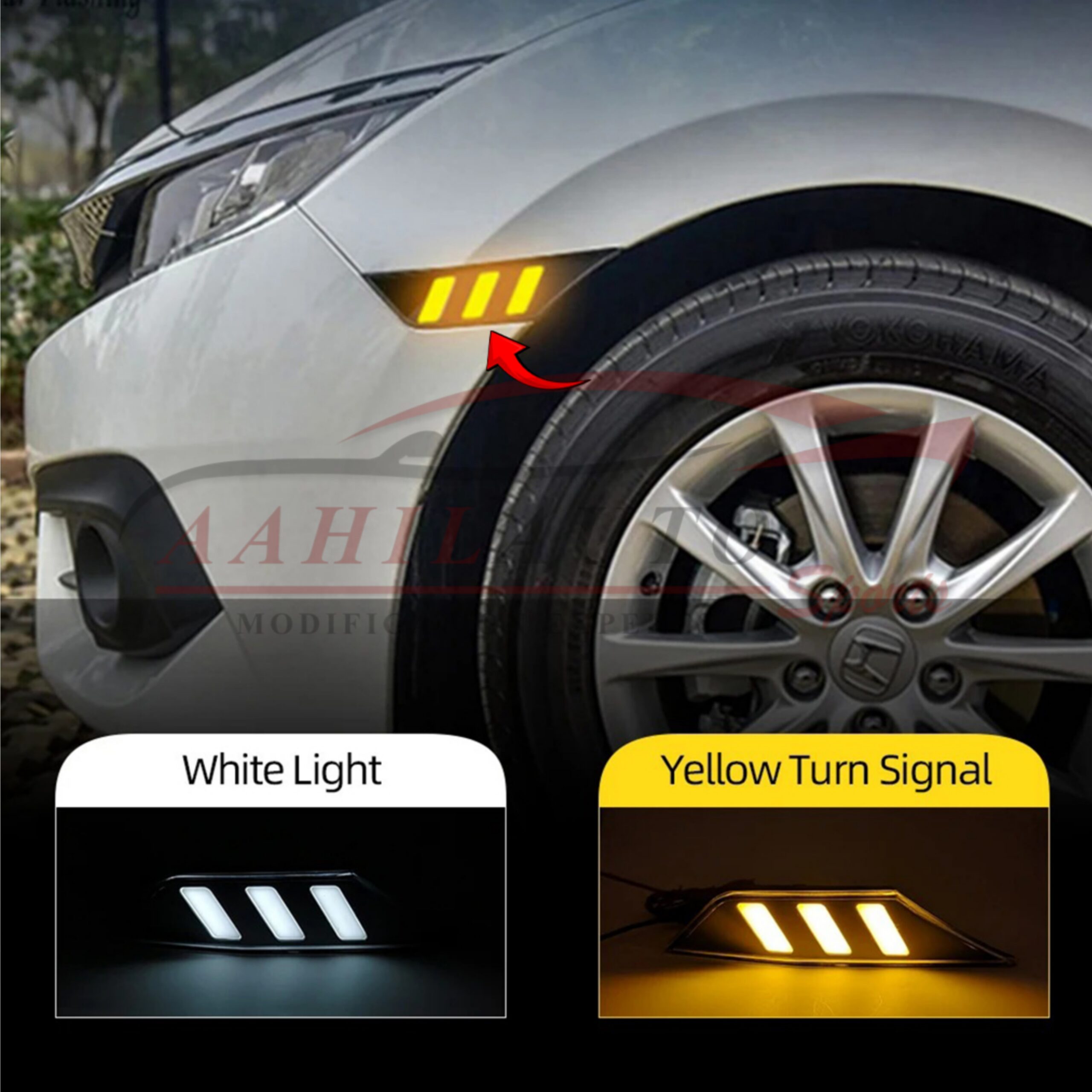 Honda Civic X Mustang Style Fender Light 2016-2021 - Image 6