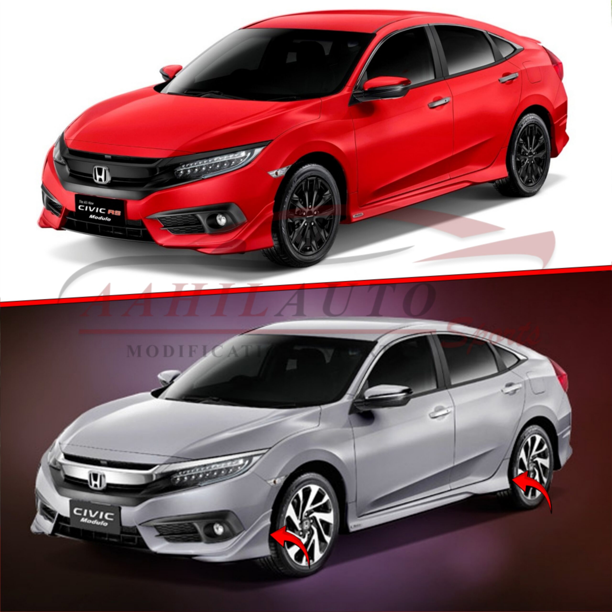 Honda Civic Modulo Body Kit 2022 - Image 4