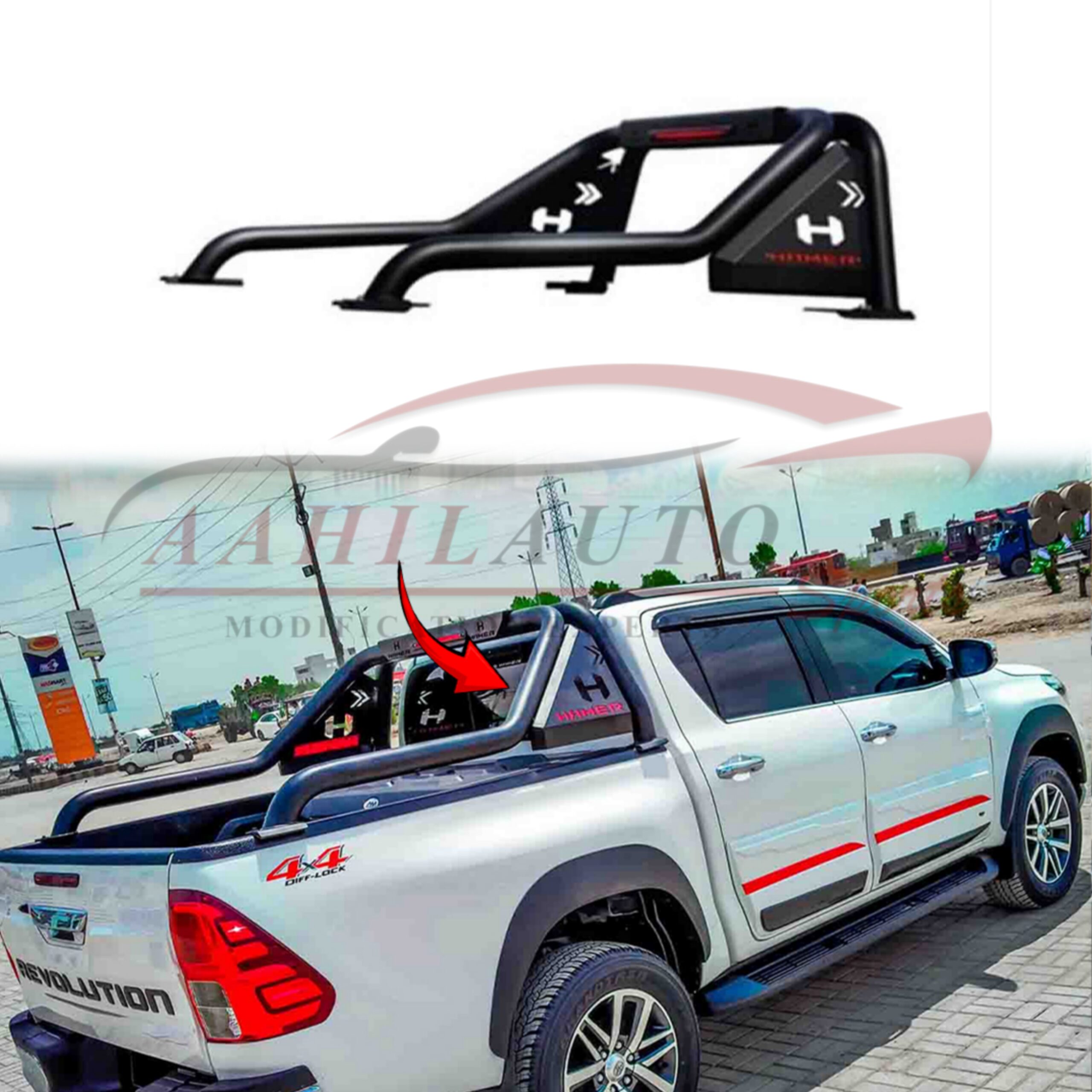 New Toyota Hilux Revo Anti Roll Bar Double Pipe Hamer 2016-2022 - Image 4