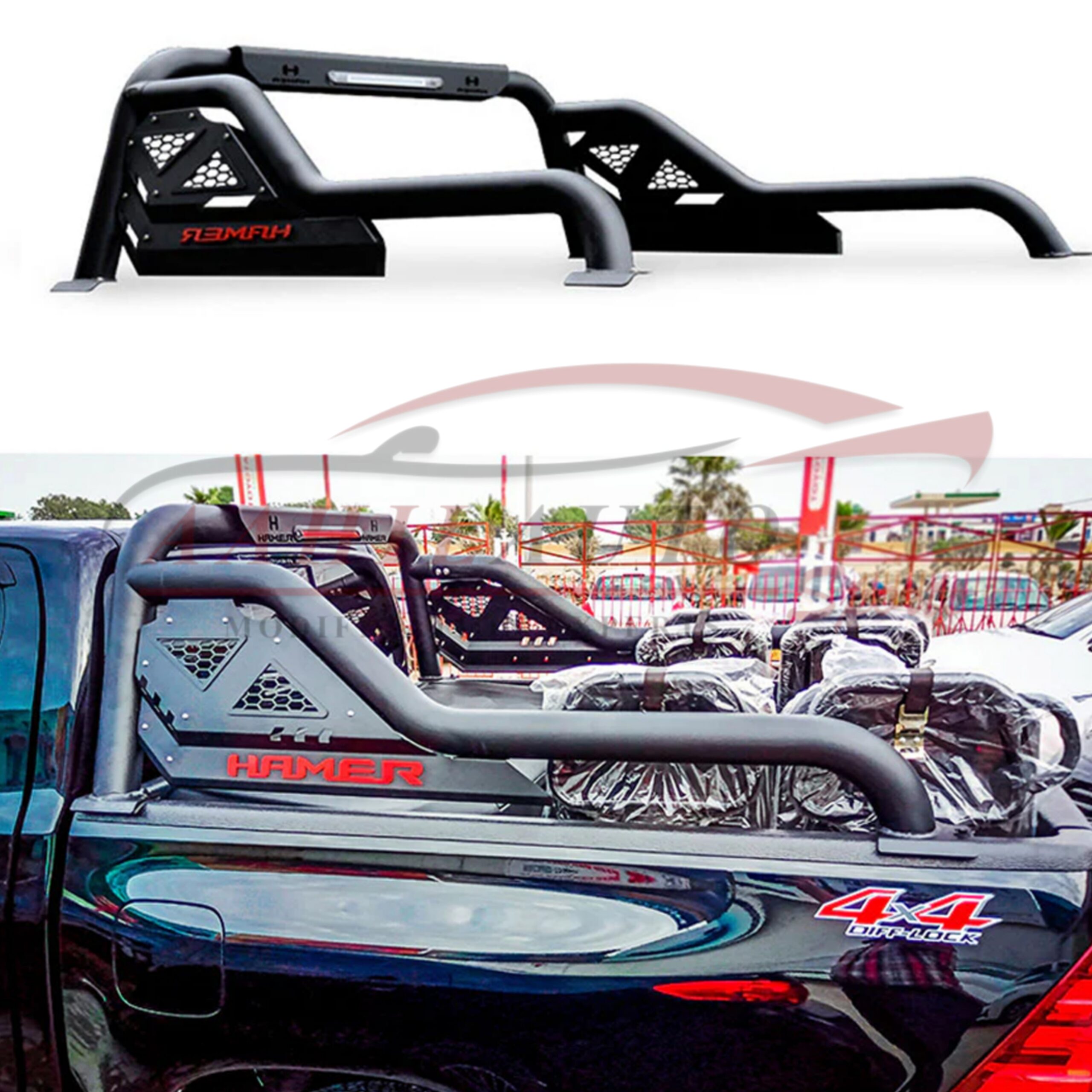 New Toyota Hilux Revo Anti Roll Bar Double Pipe Hamer 2016-2022 - Image 3