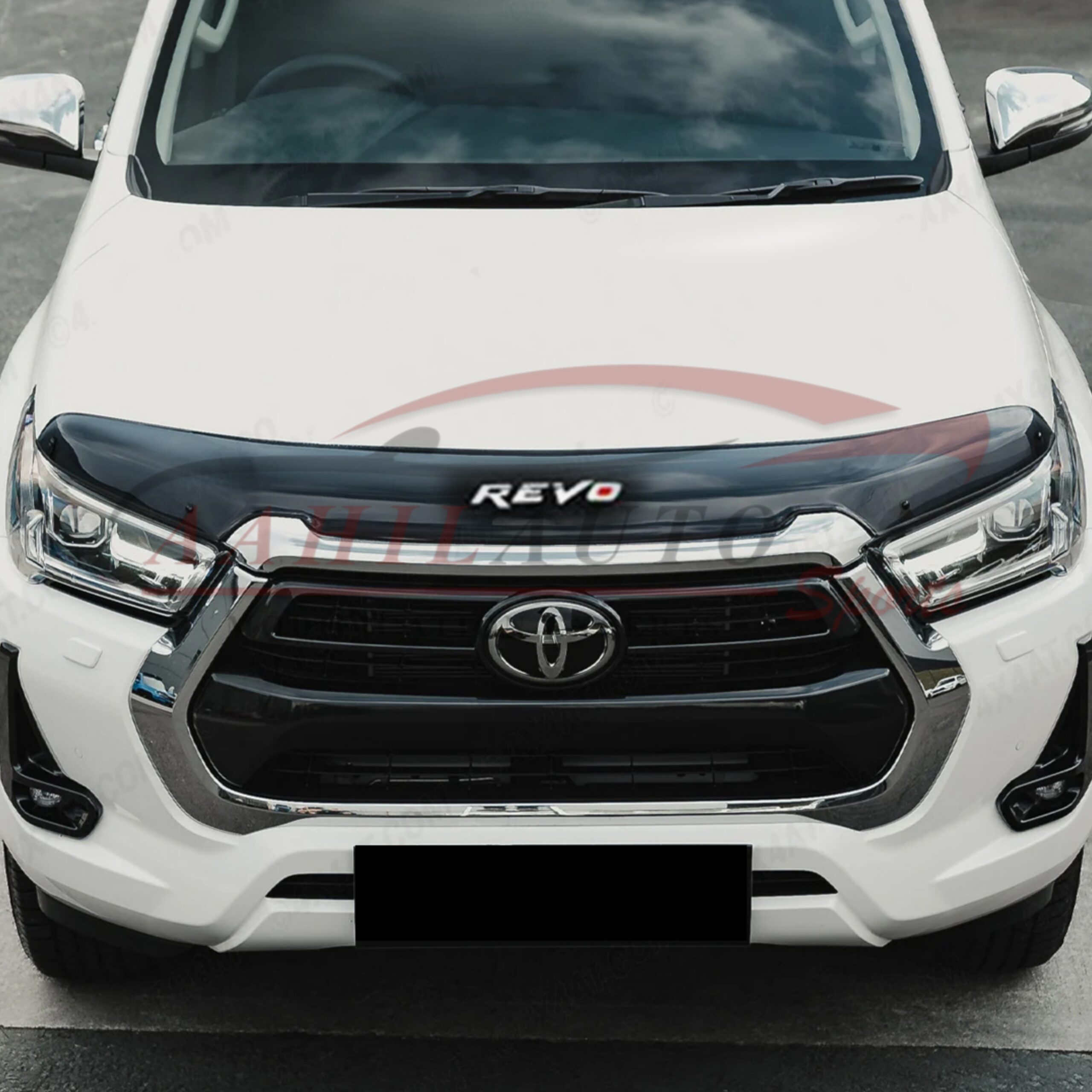 Toyota Hilux Revo Rocco Front Bonnet Chrome Garnish-2016-2024 - Image 4