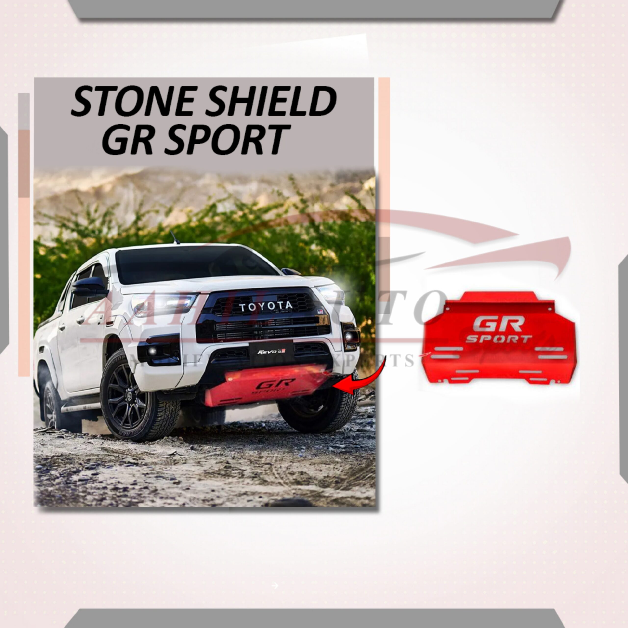 Toyota Hilux Revo GR Skid Plate/Stone Shield Model 2017-2024