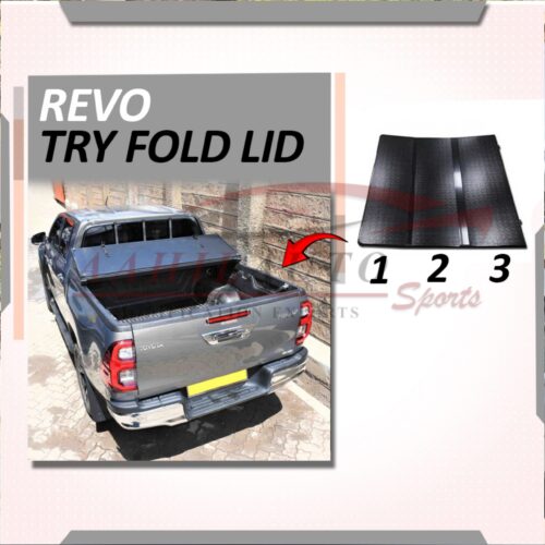 Toyota Hilux Vigo/Revo/Rocco Tri-Fold Hard Tonneau Cover