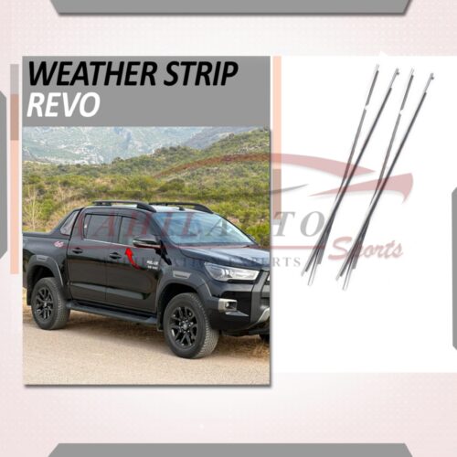 Toyota Hilux Revo Weather Strip Chrome Model 2017-2024