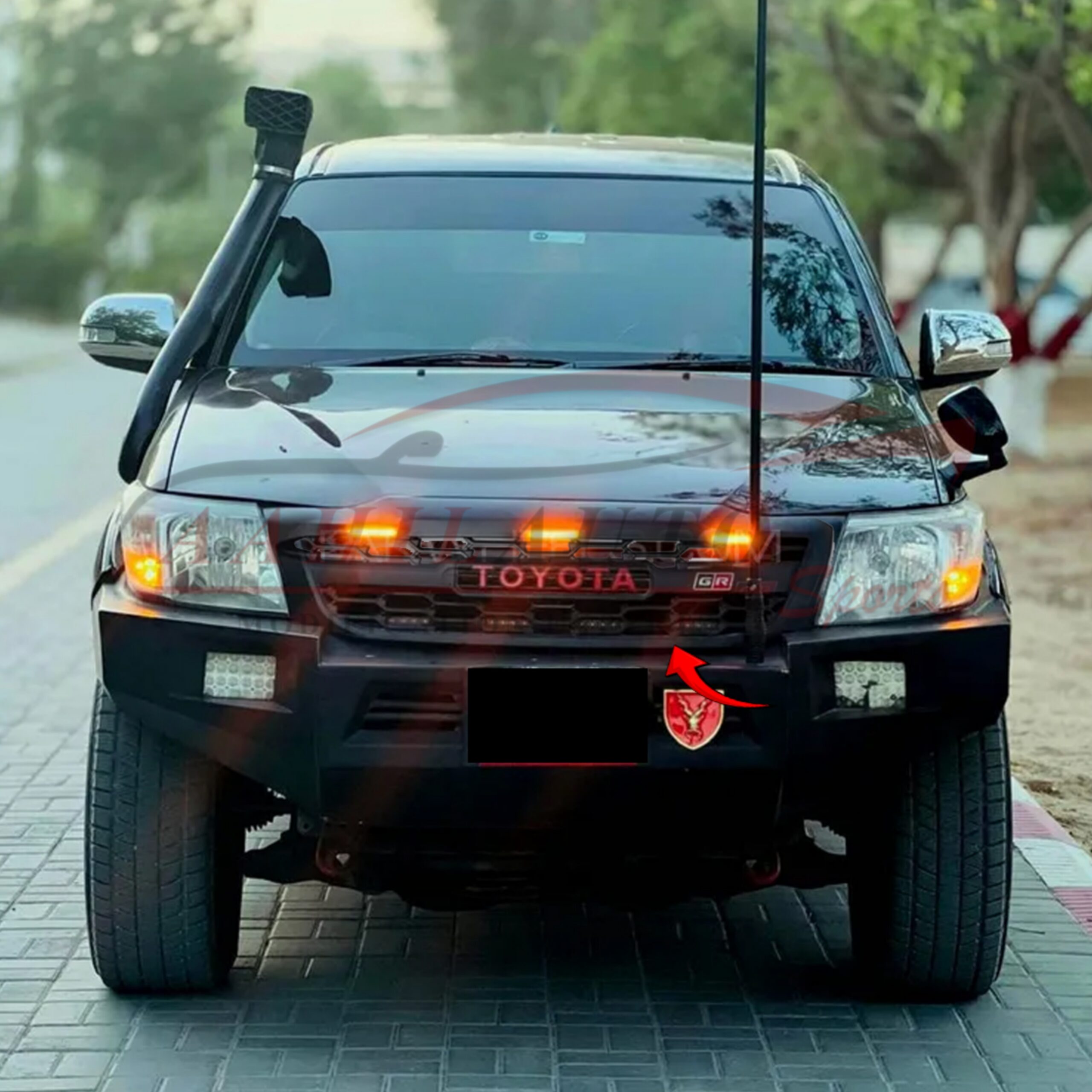 Toyota Hilux Vigo LED GR Style Front Grill 2005-2015 - Image 3