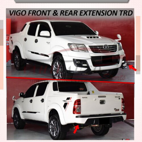 Toyota Hilux Vigo Champ Body Kit TRD Style (Front) Thailand Model 2012-2016 Black