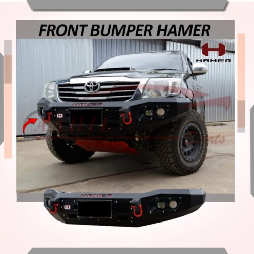 Toyota Hilux Vigo Champ Front Bumper Hamer V2 (F9) with Dual Fog Lamps 2012