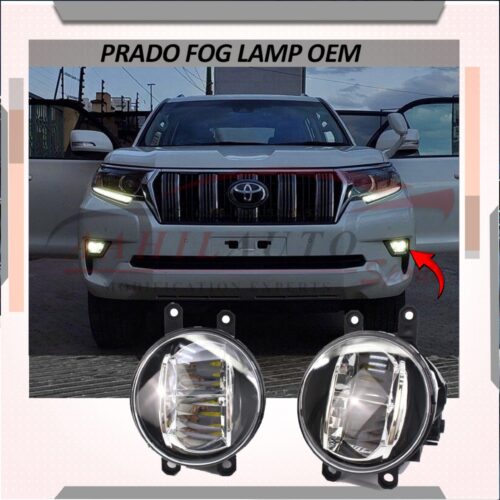Toyota Prado Fog Lamps Lights DRL Cover – 2009-2021